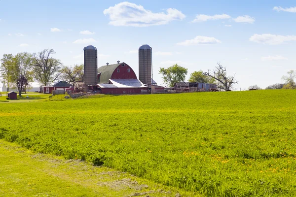 Traditionella amerikanska gård — Stockfoto