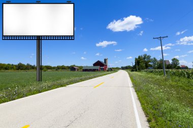 büyük metal reklam billboard işareti