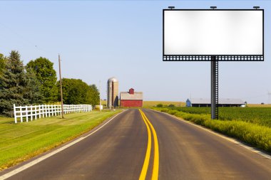 büyük metal reklam billboard işareti
