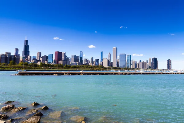 Skyline von Chicago — Stockfoto