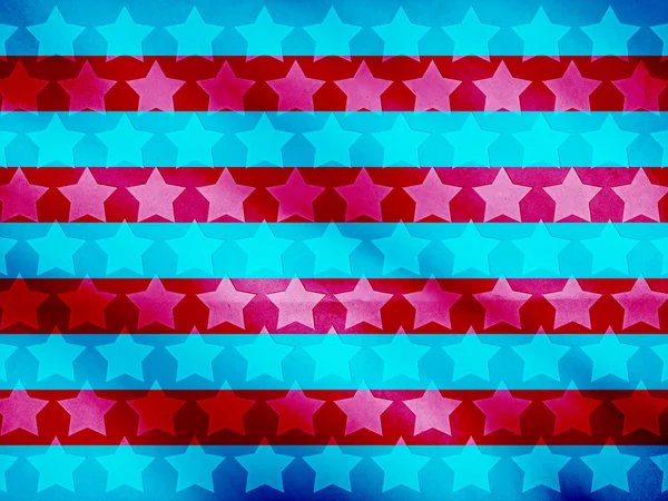 Graphic Design (Vintage Background) - Made In USA - Flag Element — Stock Photo, Image