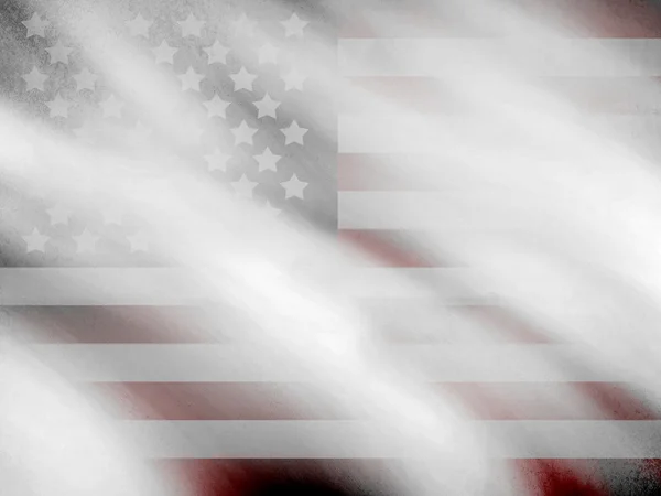 Graphic Design (Vintage Background) - Made In USA - Flag Element — Stock Photo, Image