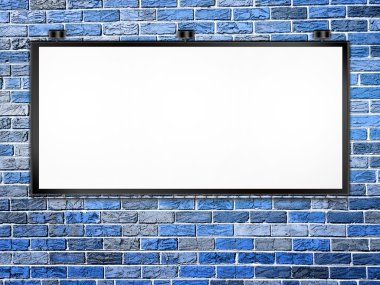 tuğla duvara billboard