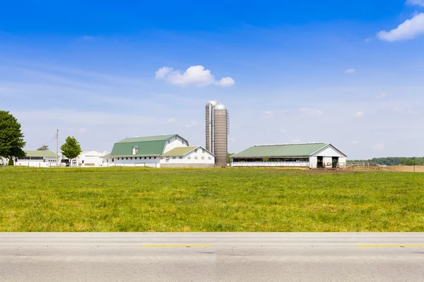 American Country Road Side View — Stock Photo, Image