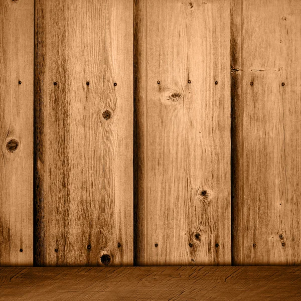 Diseño de habitación abstracto creativo con Grunge Vintage Interio de madera — Foto de Stock