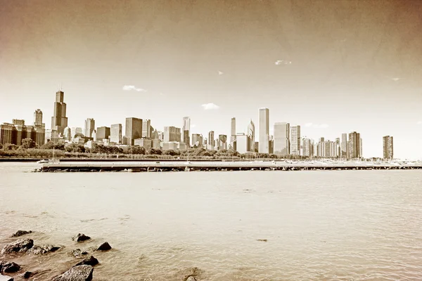 Chicago downtown vintage styl — Stock fotografie