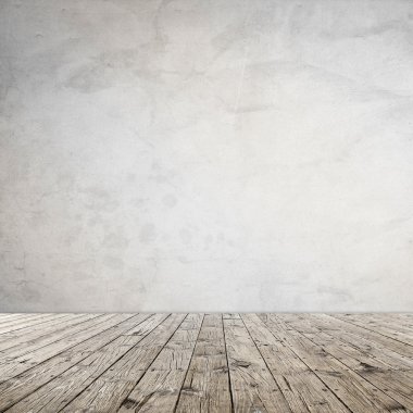 eski grunge duvar kağıdı ile iç tasarım