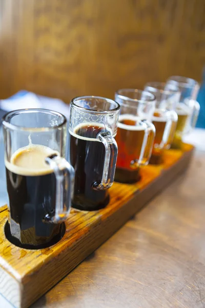 Beer Flight — Stock Photo, Image