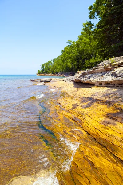 Península Alta (en la foto Rock National Lake Shore) - Michigan , —  Fotos de Stock