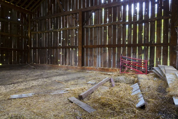 Inside the old barn — Stock Photo, Image