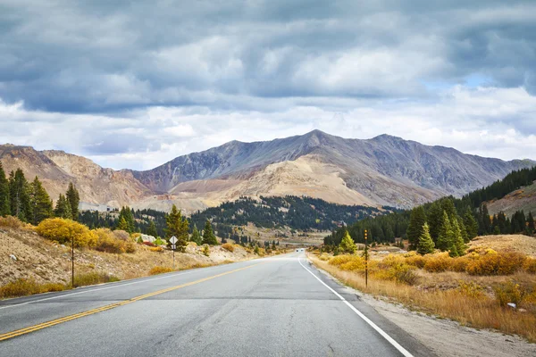 American Country Road Vista laterale — Foto Stock