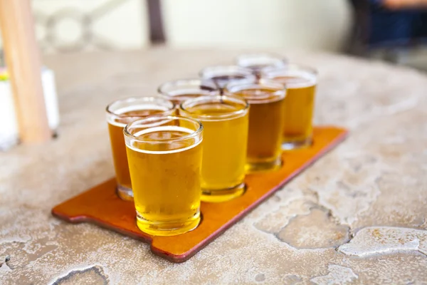 Beer Flight — Stock Photo, Image