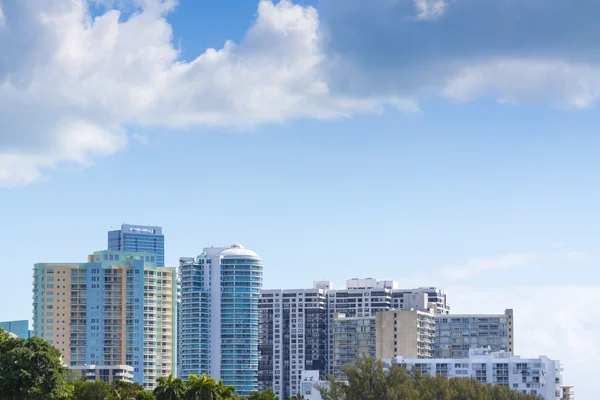 Miami Beach Skyline — Stock Photo, Image