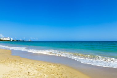güzel bir plaj san Juan, puerto rico