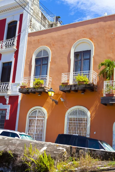 Arquitetura em San Juan Old City — Fotografia de Stock
