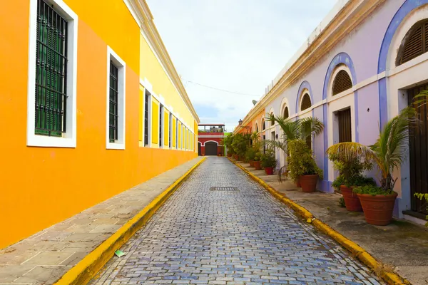 Architectuur in de oude stad san juan — Stockfoto