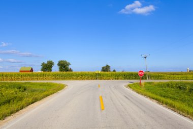 Amerikan Kır Yolu Tarafı Görünümü