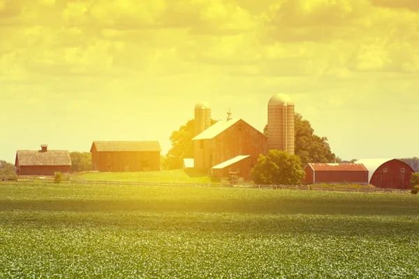 Amerikanische Farm — Stockfoto