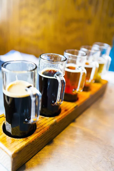 Beer Flight — Stock Photo, Image