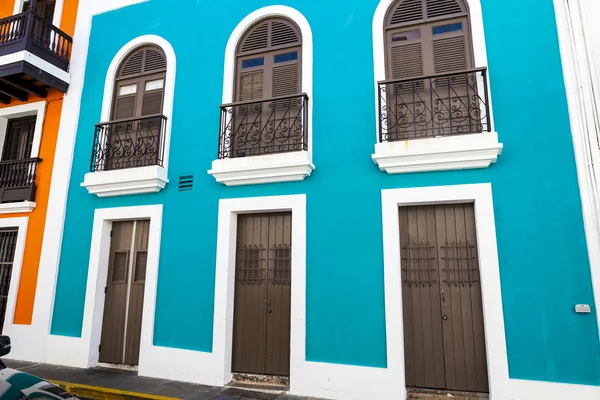 Arquitectura en la Ciudad Vieja de San Juan — Foto de Stock