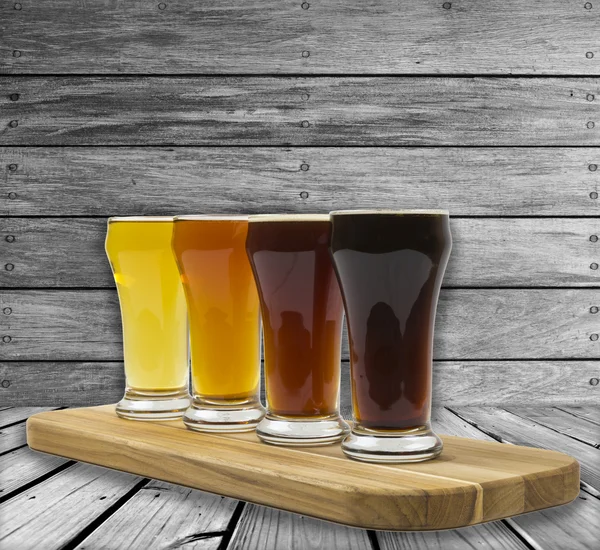 Beer Flight — Stock Photo, Image