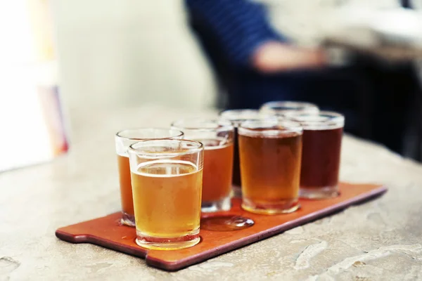 Beer Flight — Stock Photo, Image