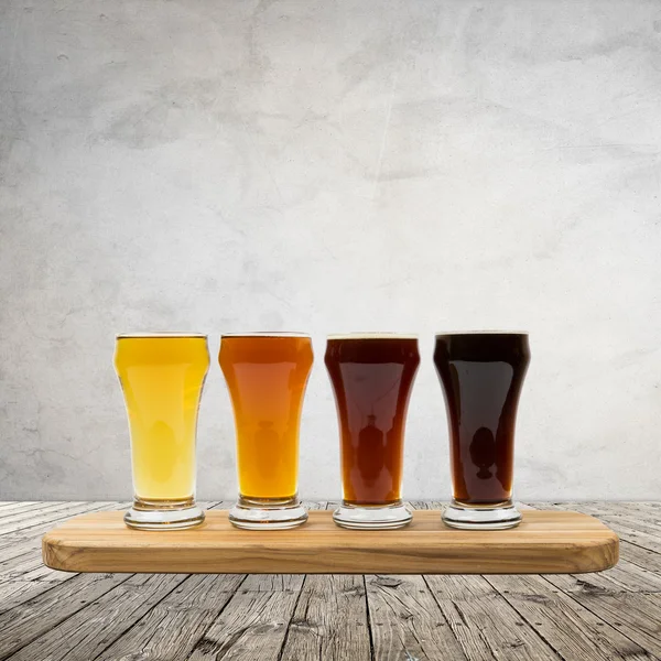 Beer Flight — Stock Photo, Image