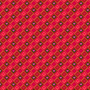 Sevgililer günü (vintage desen sayfa)