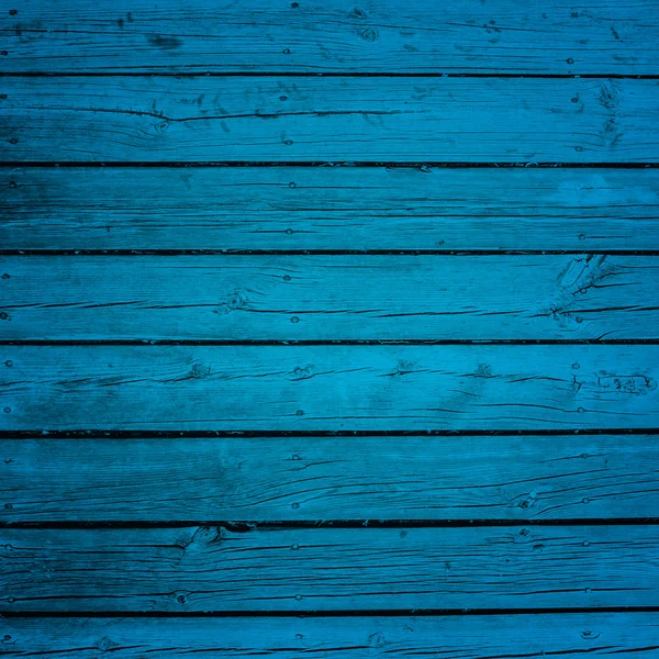 Blue Wood Background — Stock Photo, Image