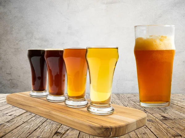 Beer Flight — Stock Photo, Image