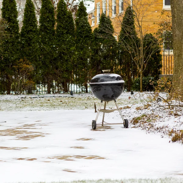 BBQ in Winter — Stock Photo, Image
