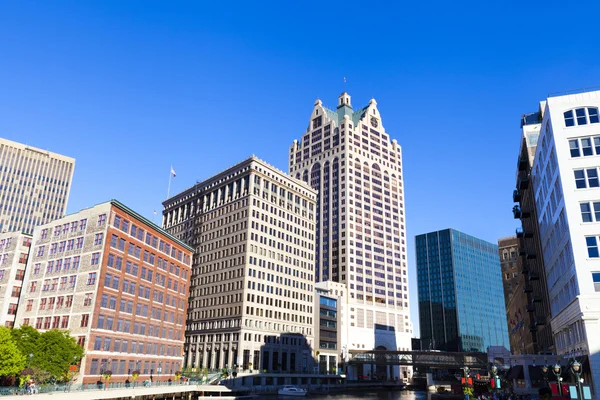 Innenstadt von Milwaukee — Stockfoto