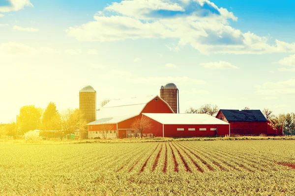 Tradiční americký farma — Stock fotografie