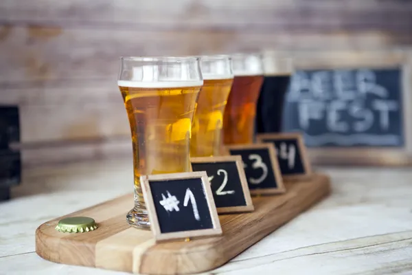 Beer Tasting — Stock Photo, Image