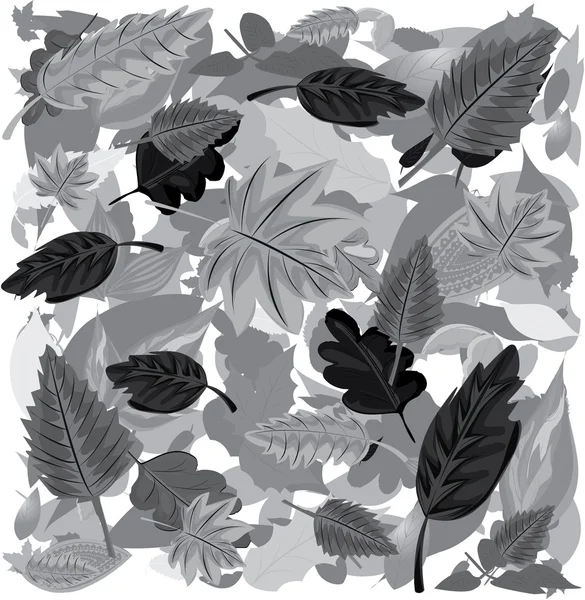 A seamless leaf pattern — Stock Vector