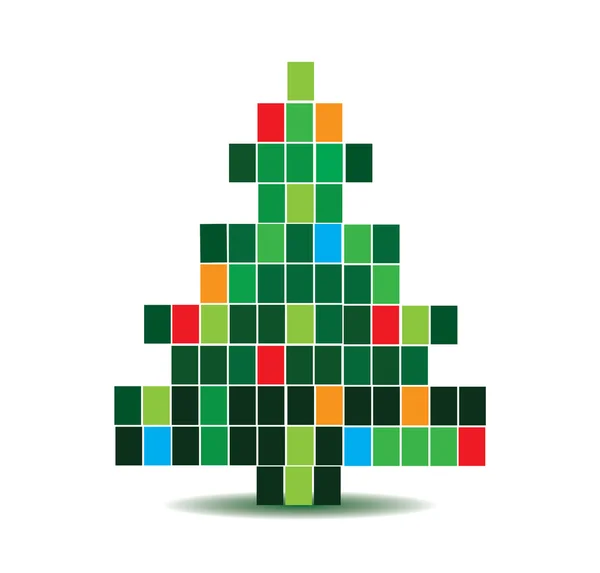 Vecteur arbre de Noël illustration — Image vectorielle