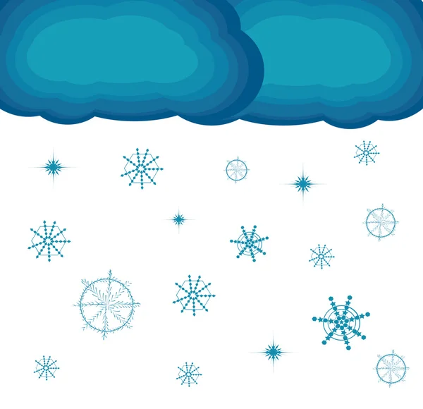 Fond de flocon de neige Vecteurs — Image vectorielle