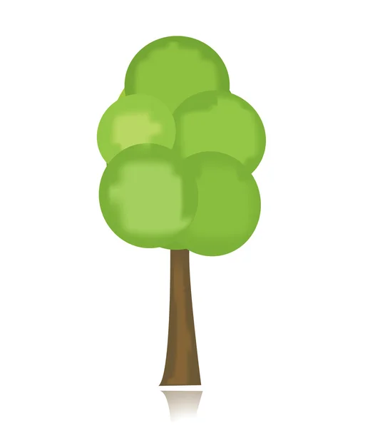 Vetor de árvores abstratas — Vetor de Stock