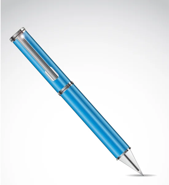 하얀 배경에 고립된 펜 — 스톡 벡터