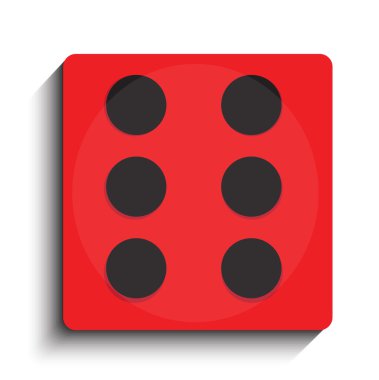 Dices, vektör çizim