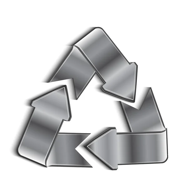 Symbole de recyclage vectoriel — Image vectorielle