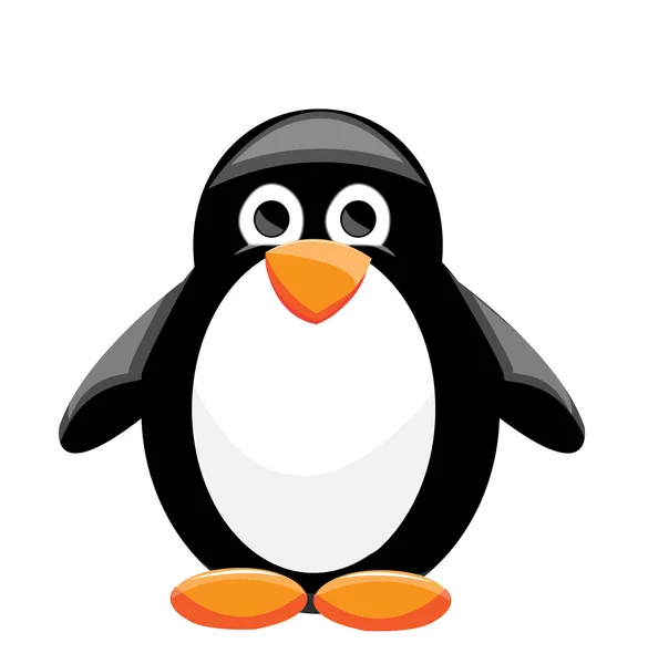 Pingvin illusztráció — Stock Vector