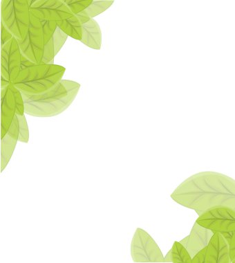 Yeşil yapraklı arkaplan