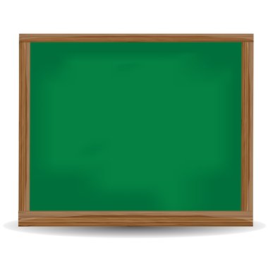Yeşil yazı tahtası yazı tahtası.