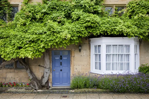 Detail of cottage facade — Stock Photo, Image