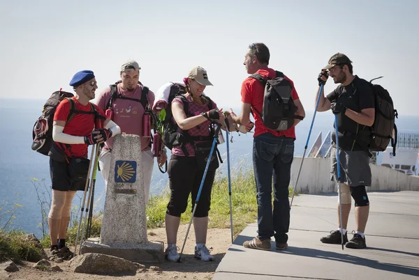 Ende der Pilgerwanderung — Stockfoto