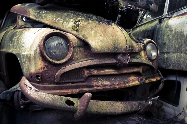 Εγκαταλελειμμένων αυτοκινήτων — Φωτογραφία Αρχείου