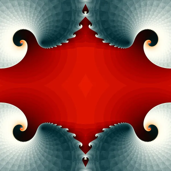 Fantasy fractal frame — Stock Photo, Image