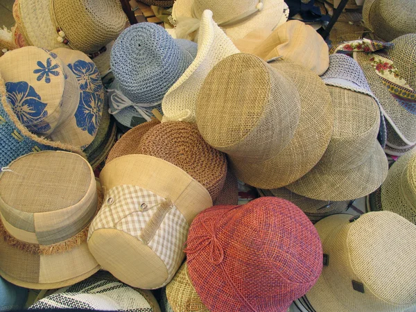 Heap of female hats — Stock Photo, Image