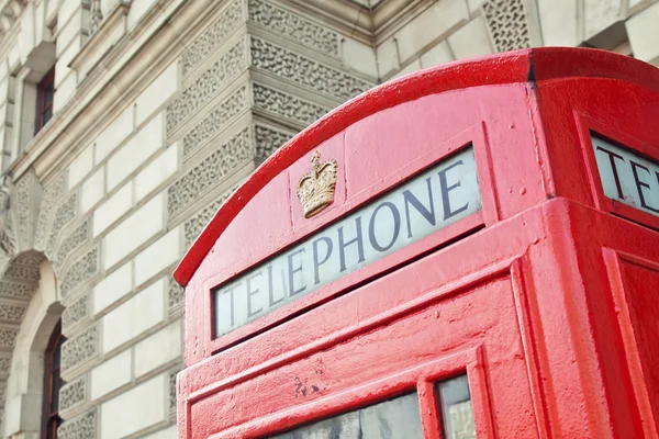Red Telephone Booth in London — Stock Photo, Image